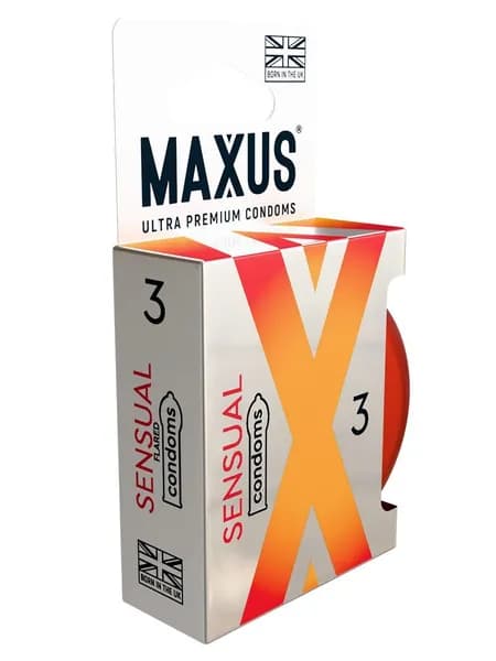 Презервативы гладкие MAXUS Sensual №3 в железном кейсе