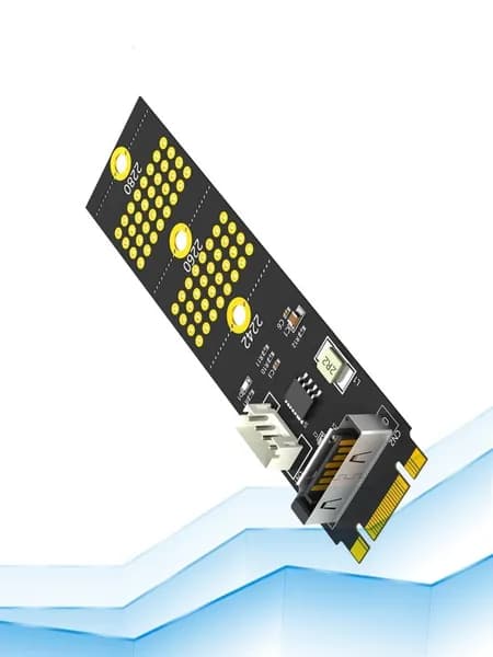 Адаптер M.2 NGFF B+M Key на 2.5-дюймовый корпус HDD/SSD