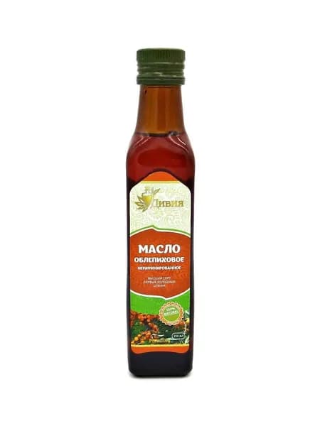 Масло облепиховое Дивия 100% 250 мл стекло