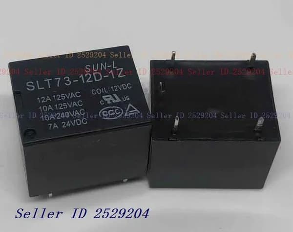 реле DIP5 10A SLT73-12D-1Z T73-1C-12V