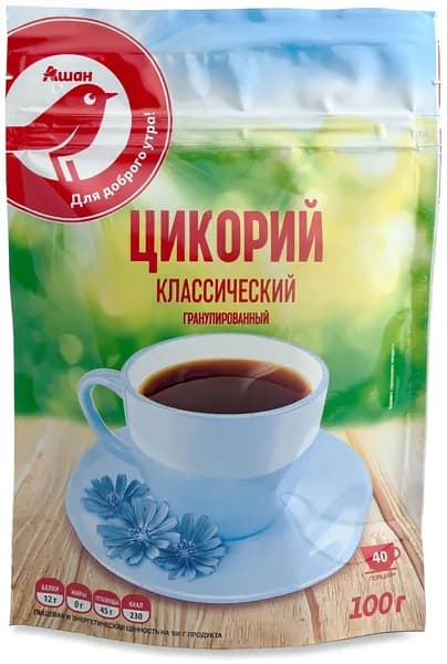 Цикорий растворимый АШАН Красная птица гранулированный, 100 г