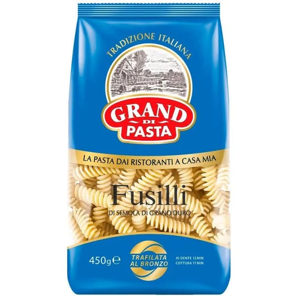 Макаронные изделия Grand di Pasta Fusilli Спирали 450 г