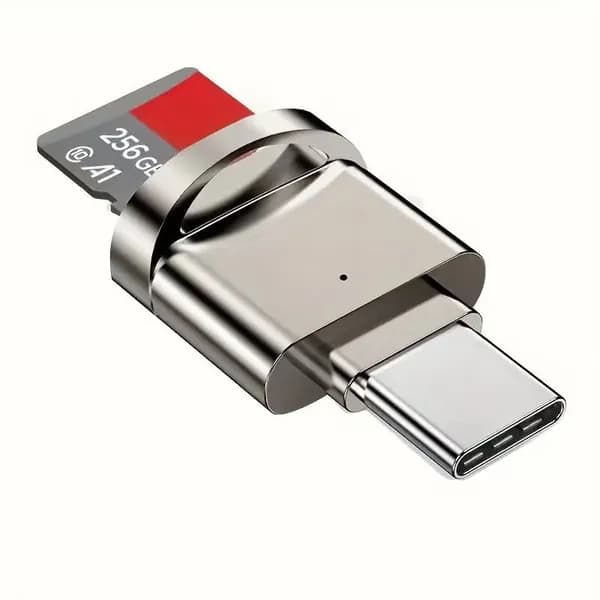 Адаптер для чтения карт Micro-SD (TF), USB Type-C