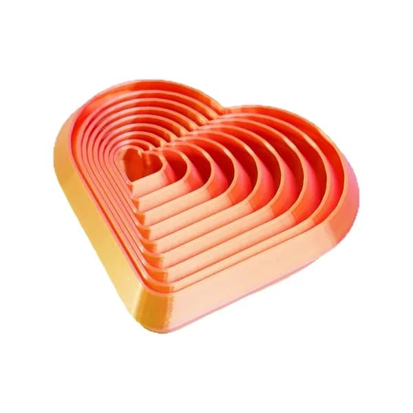 (1шт) игрушка для 3D-печати-круглый артефакт для декомпрессии love-Love laser red