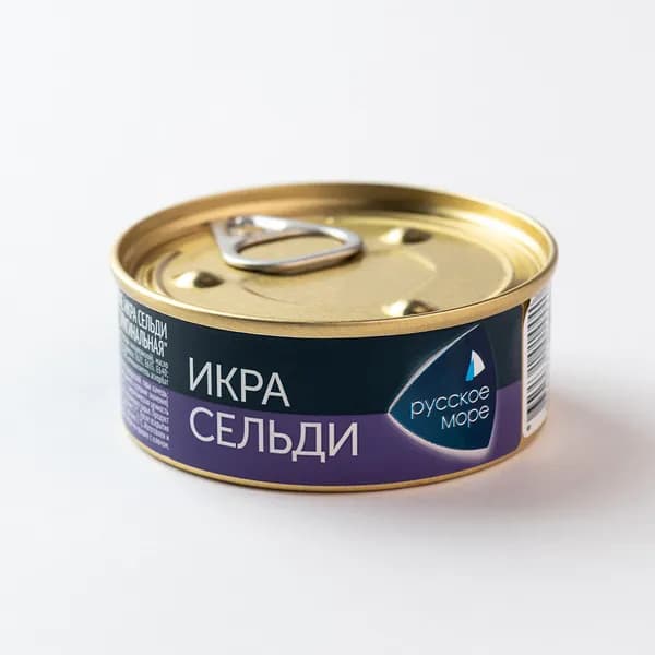 Икра сельди Люкс оригинальная 100 г, Русское море
