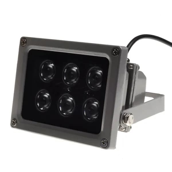 ИК прожектор AZISHN LEDS-6F для камер видеонаблюдения, водостойкий