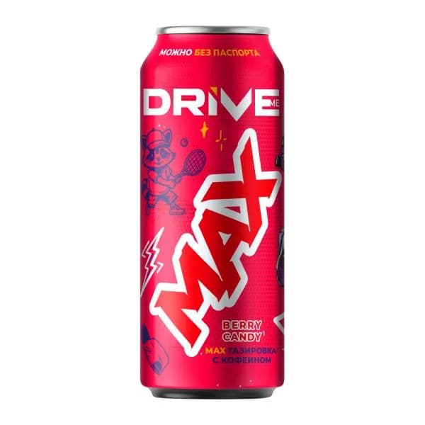Напиток Max Berry Candy Drive Me 449мл