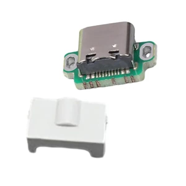 Разъём USB Type-C для зарядки Gameboy Advance GBASP, Белый