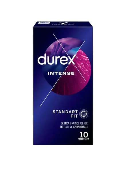 Durex Intense Презервативы с стимулирующим эффектом, 10 шт
