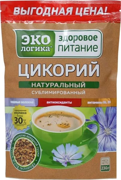 Экологика Цикорий натуральный, сублимированный, 230 г