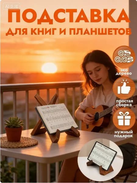 Подставка для книг / Держатель для планшета / Подставка для икон