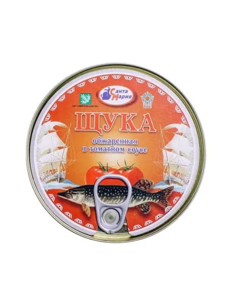 Санта Мария Щука обжаренная в томатном соусе 230 г
