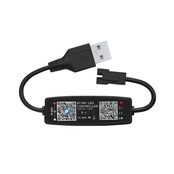 Светодиодный контроллер WS2812B Bluetooth APP управление музыкой для SK6812 WS2811 WS2812 Pixel Light Strip USB 5V