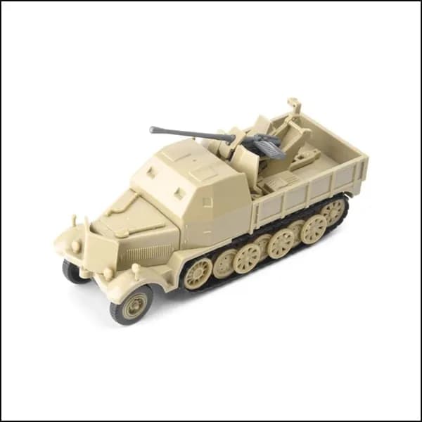 Эксклюзивная модель 1:72 полугусеничного бронеавтомобиля Flak37 в желтом цвете