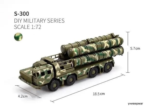 Ракетная машина S300 и радиолокационная 1/72