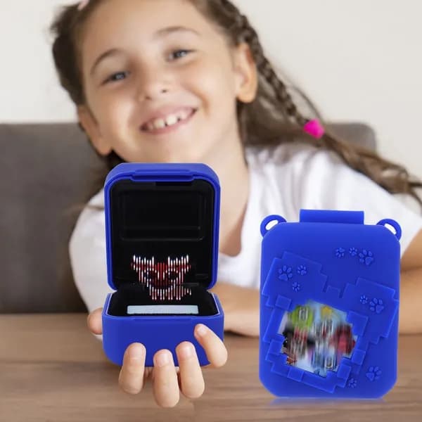 Силиконовый чехол для Bitzee Disney Interactive Toy с 3D-рисунком лапок и ремешком