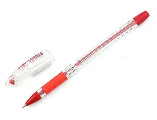 Ручка шариковая Cello GRIPPER, 0.5 мм, красный