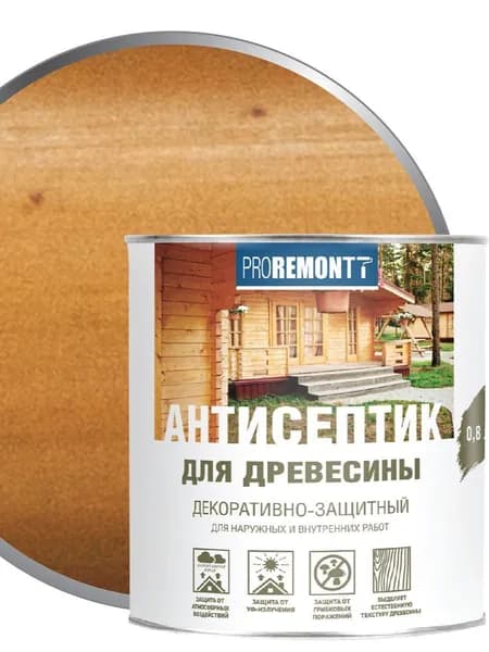Proremontt антисептик деревозащитное средство тик 0,8л Л-С