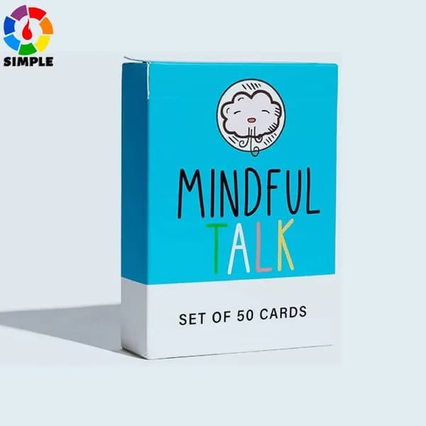 The School of Mindfulness- Mindful Talk Cards, Карточная игра Настольная игра