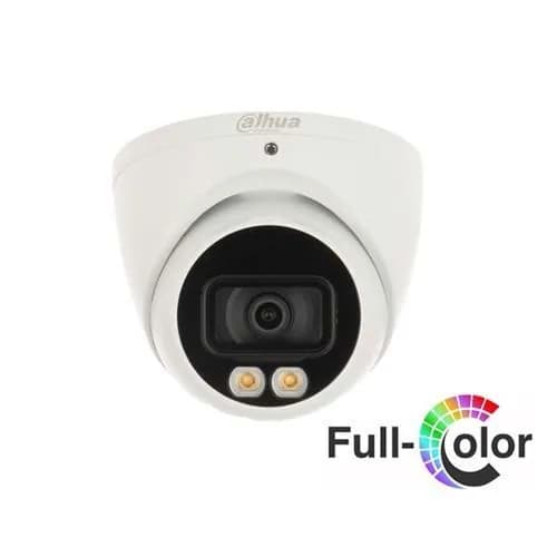 DAHUA HAC-HDW1209TQP-A-LED-0280B, 2 Мп, объектив 2,8 мм, ночное видение 40 м, полноцветная, встроенный микрофон, купольная камера 4-в-1