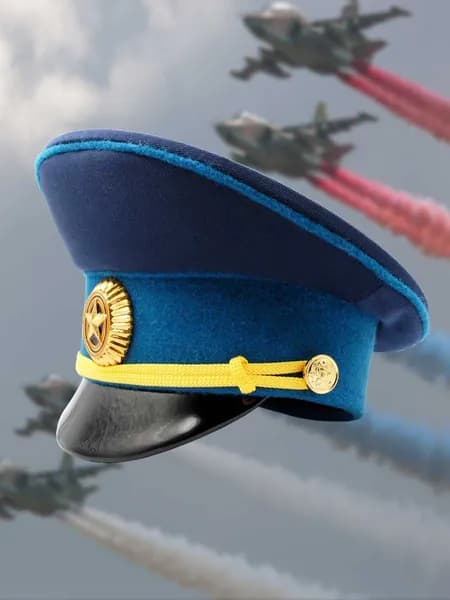Фуражка мини сувенирная Воздушно-Космических Сил 18 см