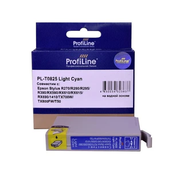 ProfiLine T0825 - C13T11254A10 Картридж струйный светло-голубой 300 стр