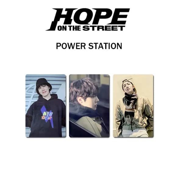 Карточки BTS БТС J-HOPE HOPE ON THE STREET k-pop карточки коллекционные Фотокарточки 5.4*8.6cm