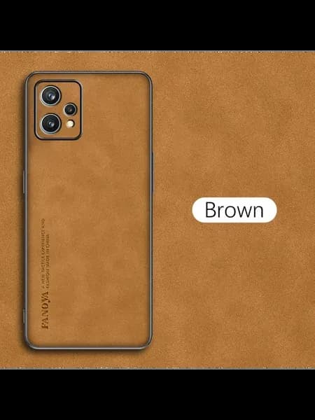 Кожаный чехол Brown 2 для Realme 9 Pro