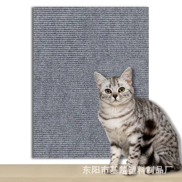Коврик-когтеточка для кошек. Это волшебный способ защитить кошку от царапанья. Его можно прикрепить к мебели или стенам. Размеры: 100*30*0.4CM