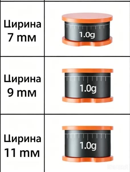 Свинцовая лента с разметкой толщина 5 мм. 3 шт.