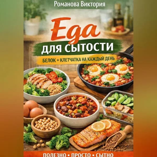 Еда для сытости: белок+клетчатка на каждый день | Романова Алексеевна Виктория | Электронная аудиокнига