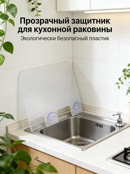 Гибкий прозрачный пластиковый бортик для ванной, для раковины