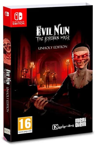 Игра Evil Nun The Broken Mask Unholy Edition Switch Русская Версия Картридж на Nintendo Switch