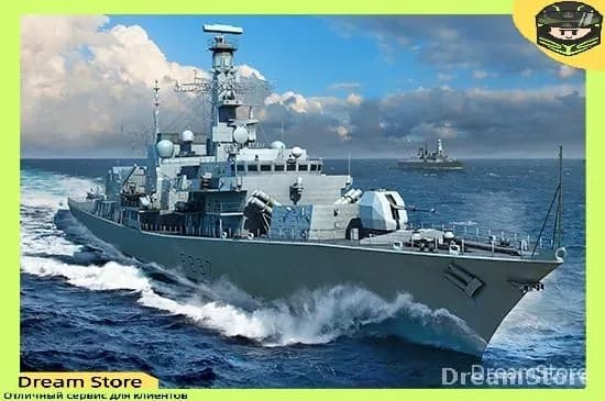 Trumpeter 06721 1/700 scale HMS TYPE 23 FrigateФрегат Westminster F237Корабль