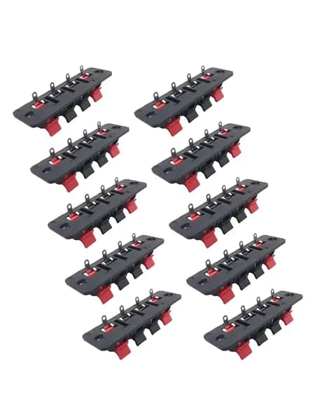 Зажим для колонок 4P со Spring Terminals - 10 шт.