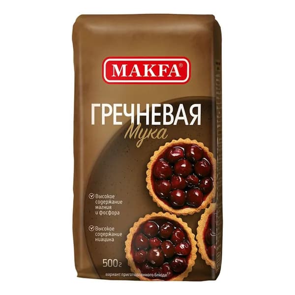 Мука Makfa гречневая 500 г