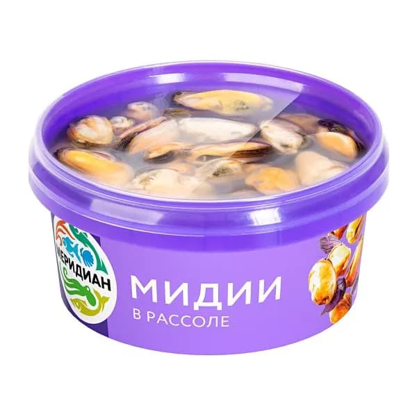 Мидии Меридиан в рассоле 180г