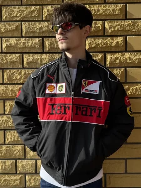 Куртка бомбер формула 1 ферари ferrari демисезонная