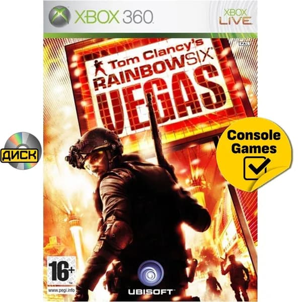 Игра Xbox 360/One Tom Clancy's Rainbow Six Vegas (XBox 360, Английская версия)