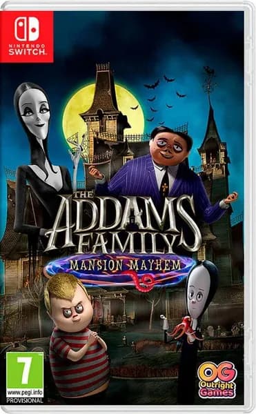 Игра The Addams Family: Mansion Mayhem  (Nintendo Switch, Русская версия)