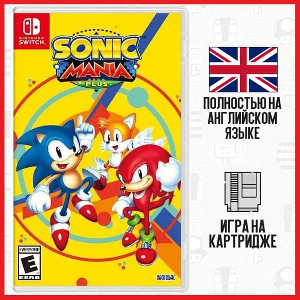 Игра Sonic Mania Plus (Nintendo Switch, Английская версия)