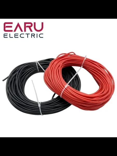 Силиконовый провод 20 AWG красный черный 5м