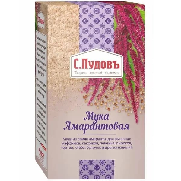 Мука С.Пудовъ амарантовая карт/кор 200г