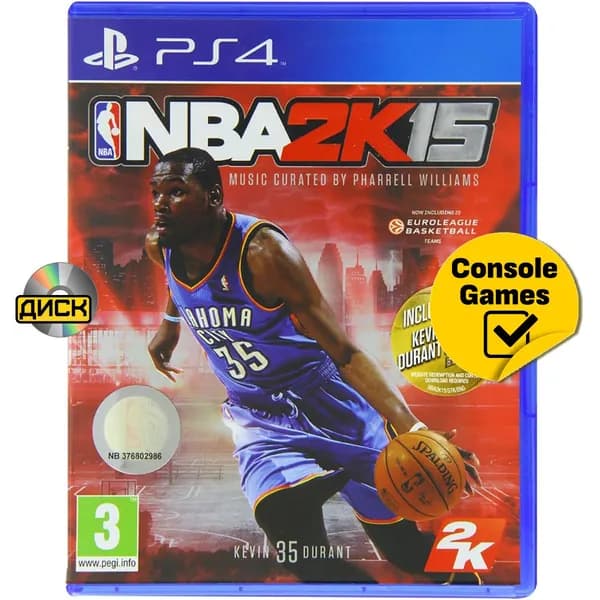 PS4 NBA 2K15 (английская версия)