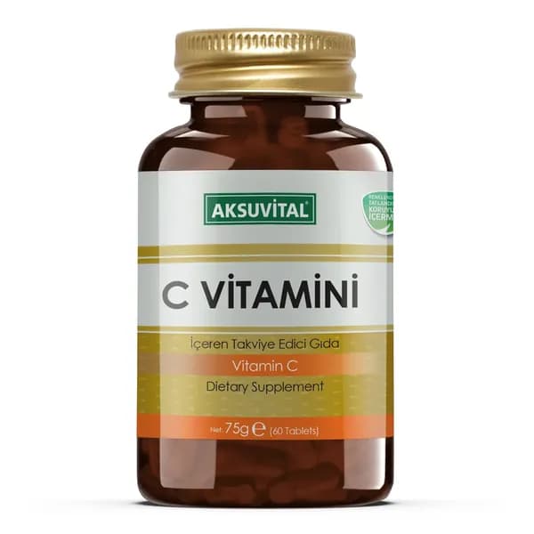 Таблетки Aksuvital Витамин C, 60 шт.