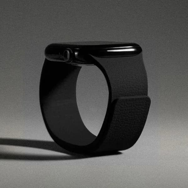 Силиконовый магнитный ремешок без пряжки, подходит для Apple Watch серий 1-9, SE/10, 42-44-45-46-49мм