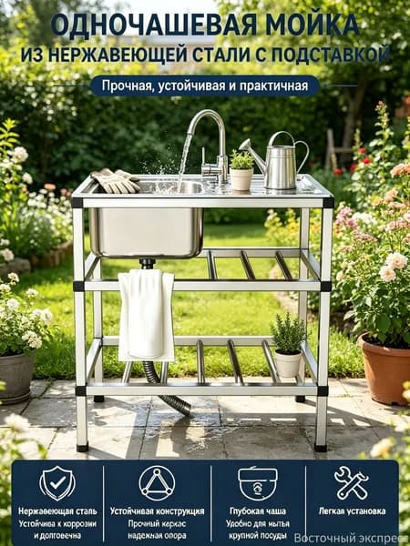 Садовая кухня,77.9х42х75.9см