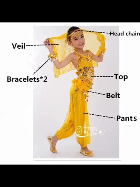 Детские костюмы для восточных танцев Kids Belly Dance Costu