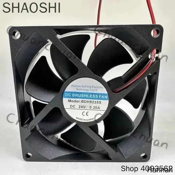 Вентилятор Охлаждения BDH9225S DC24V 0.20A 9225 9025 92*25MM Подходит Для Преобразователей Частоты
