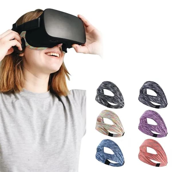 Для 2 аксессуаров VR маска для глаз дышащая повязка на глаза гарнитура виртуальной реальности для Quest 2,черная